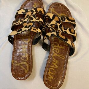 Sam Edelman leopard summer sandals